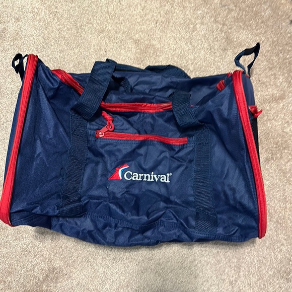 carnival Bags Carnival Cruise Lines Packable Duffel Bag Poshmark